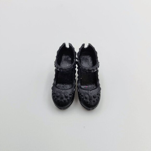 Barbie Accessories Lot Beige Tall Sandals Flat Feet Cherry Red Top Pink Wedge - Picture 16 of 16